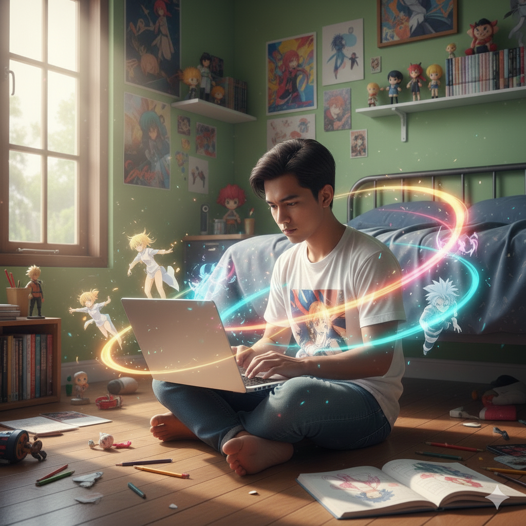 Aku Mau Sembuh: Imajinasi Tokoh Waifu Anime